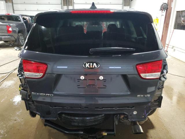 5XYPHDA54JG418372 - 2018 KIA SORENTO EX CHARCOAL photo 6