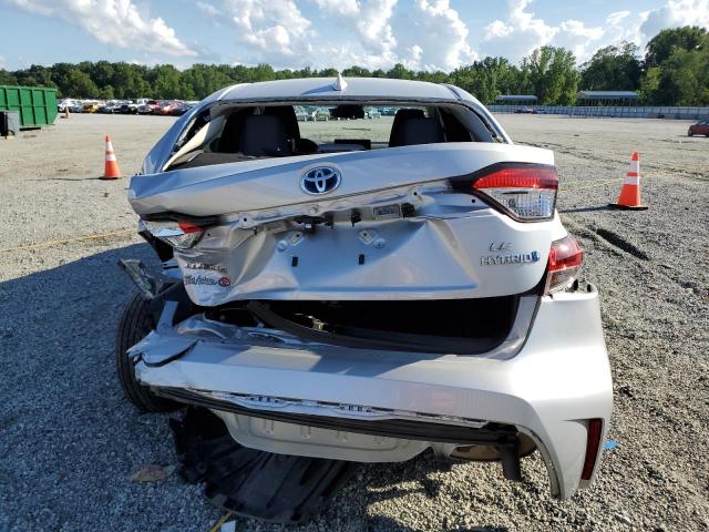 JTDBCMFE6R3045210 - 2024 TOYOTA COROLLA LE SILVER photo 6