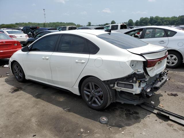 3KPF34AD2ME309671 - 2021 KIA FORTE GT LINE WHITE photo 2