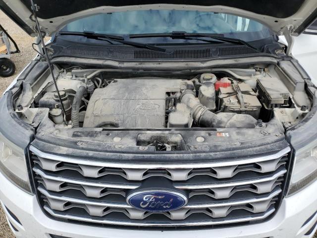 1FM5K8D84GGD00068 - 2016 FORD EXPLORER XLT WHITE photo 12