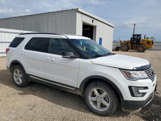 1FM5K8D84GGD00068 - 2016 FORD EXPLORER XLT WHITE photo 4