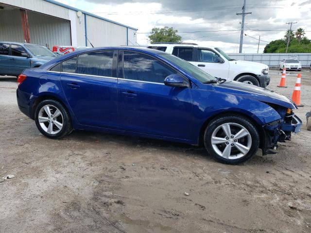 1G1PE5SB1D7249392 - 2013 CHEVROLET CRUZE LT BLUE photo 4