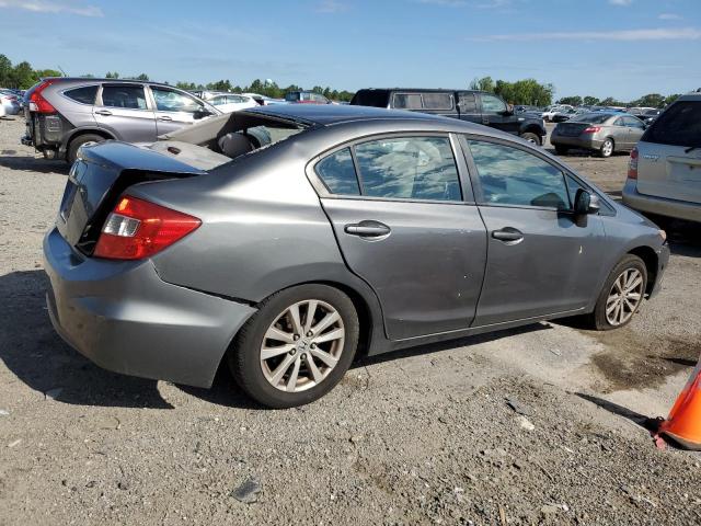 19XFB2F80CE301585 - 2012 HONDA CIVIC EX GRAY photo 3