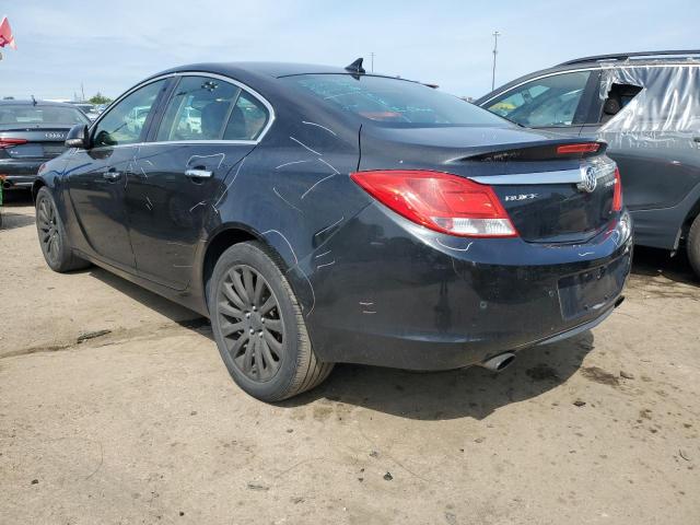 2G4GS5EVXD9167600 - 2013 BUICK REGAL PREMIUM BLACK photo 2