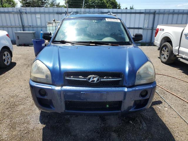 KM8JM12B76U251656 - 2006 HYUNDAI TUCSON GL BLUE photo 5
