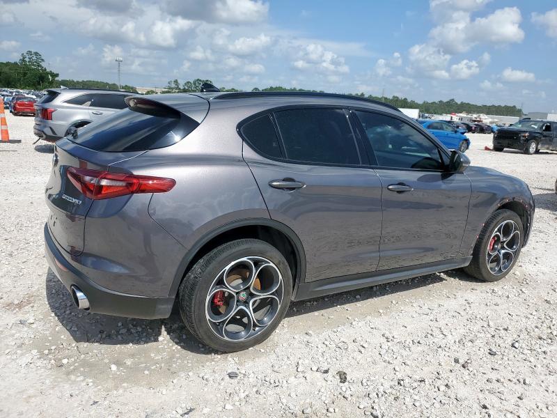 ZASPAKBN3K7C42699 - 2019 ALFA ROMEO STELVIO TI GRAY photo 3