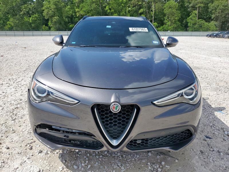 ZASPAKBN3K7C42699 - 2019 ALFA ROMEO STELVIO TI GRAY photo 5
