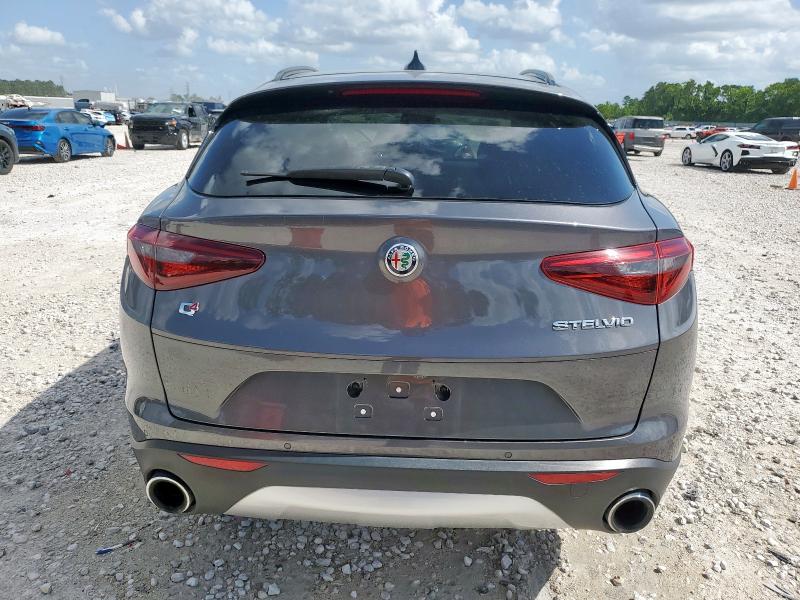ZASPAKBN3K7C42699 - 2019 ALFA ROMEO STELVIO TI GRAY photo 6