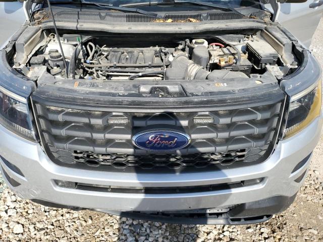 1FM5K8AR9JGC42981 - 2018 FORD EXPLORER POLICE INTERCEPTOR 银色 照片 12