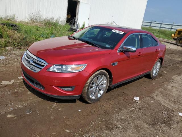1FAHP2JW6AG153655 - 2010 FORD TAURUS LIMITED RED photo 1