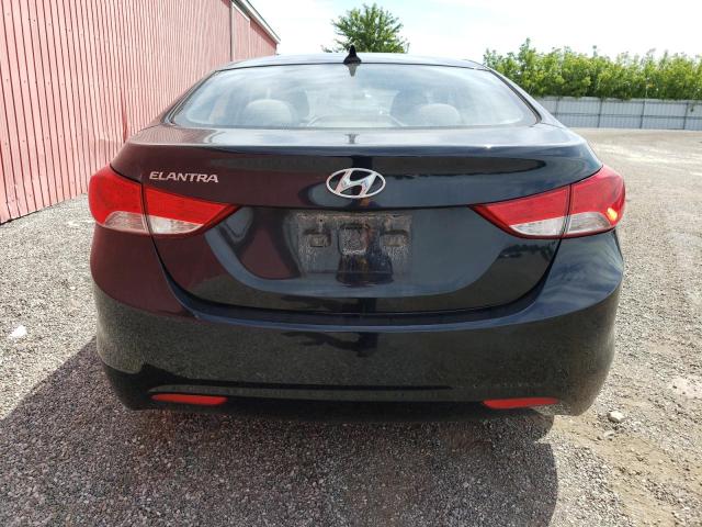 5NPDH4AE3DH233018 - 2013 HYUNDAI ELANTRA GLS BLACK photo 6