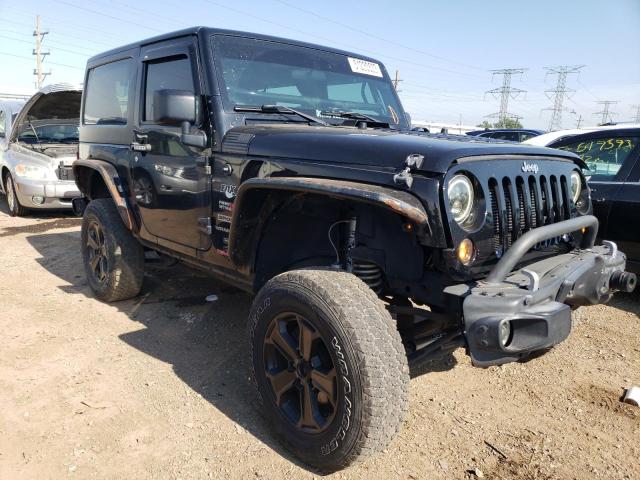 1C4GJWAG0FL528705 - 2015 JEEP WRANGLER SPORT BLACK photo 4