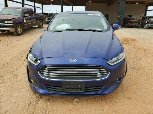 3FA6P0HR7DR125467 - 2013 FORD FUSION SE BLUE photo 5