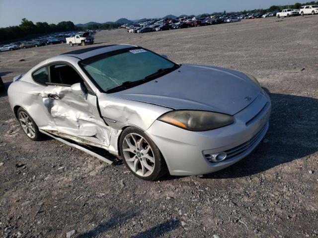 KMHHN66F88U295741 - 2008 HYUNDAI TIBURON GT SILVER photo 4