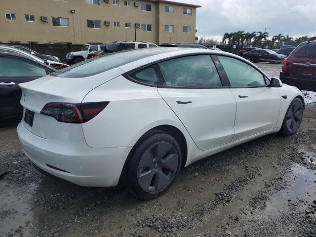 5YJ3E1EA0MF042651 - 2021 TESLA MODEL 3 WHITE photo 3