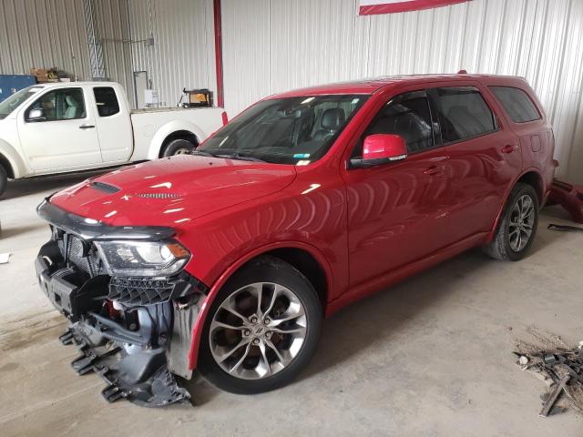 1C4SDJCT1KC549362 - 2019 DODGE DURANGO R/T MAROON photo 1