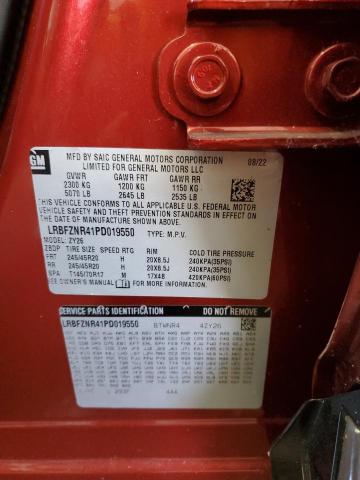 LRBFZNR41PD019550 - 2023 BUICK ENVISION ESSENCE Қызыл фото 14