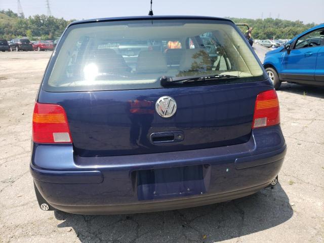 9BWGT61JX14060822 - 2001 VOLKSWAGEN GOLF GLS BLUE photo 6