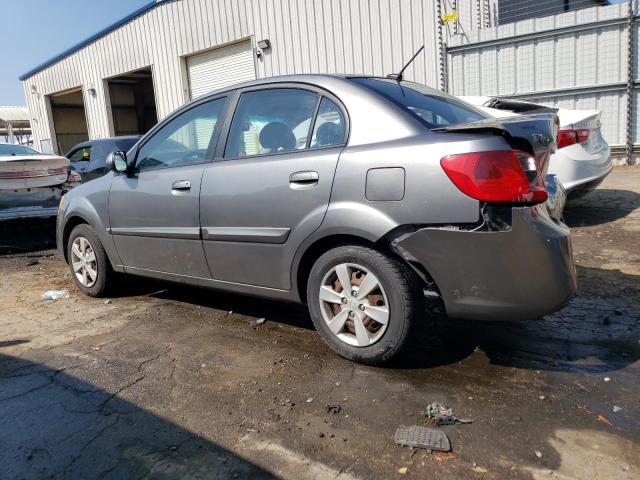 KNADH4A38B6941476 - 2011 KIA RIO BASE GRAY photo 2