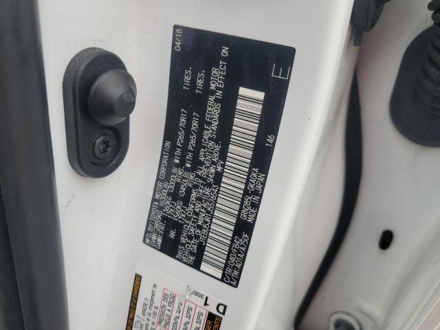 JTEBU5JR1J5576543 - 2018 TOYOTA 4RUNNER SR5/SR5 PREMIUM Ақ фото 13