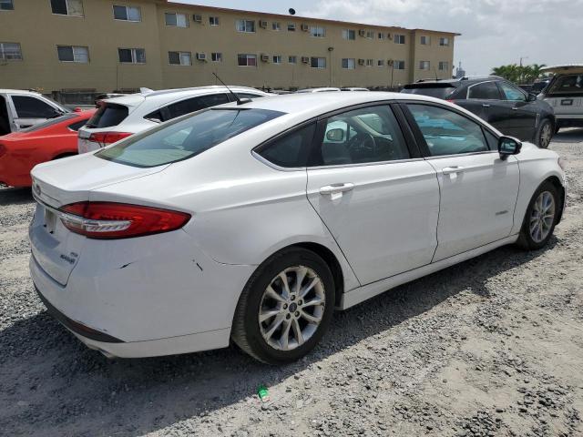 3FA6P0LU3HR356531 - 2017 FORD FUSION SE HYBRID WHITE photo 3