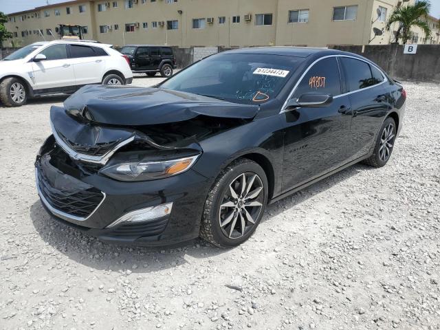 1G1ZG5ST1LF086923 - 2020 CHEVROLET MALIBU RS BLACK photo 1