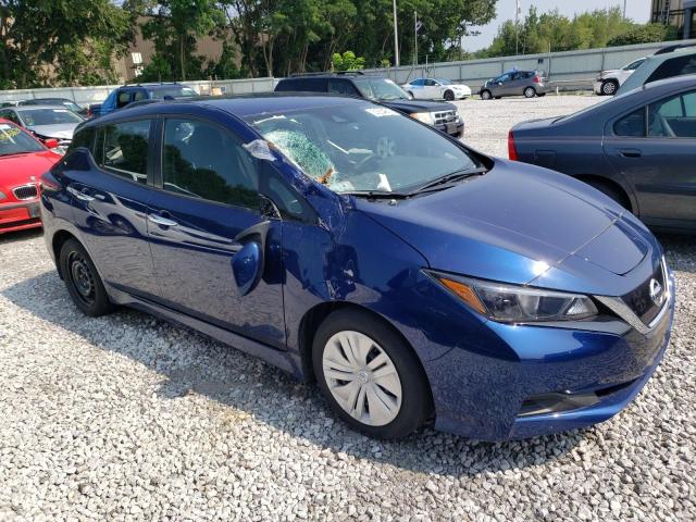 1N4AZ1BV3MC554488 - 2021 NISSAN LEAF S BLUE photo 4