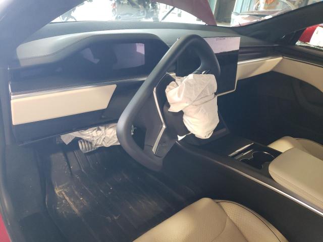 5YJSA1E66MF450798 - 2021 TESLA MODEL S RED photo 8