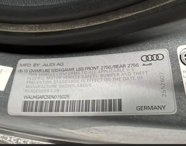 WAUHGAFC5EN015025 - 2014 AUDI A6 PRESTIGE Gümüş foto 10