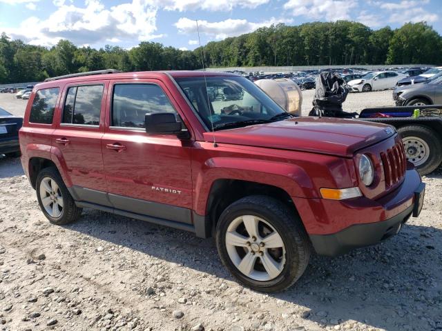 1C4NJRFB1CD566990 - 2012 JEEP PATRIOT LATITUDE BURGUNDY photo 4