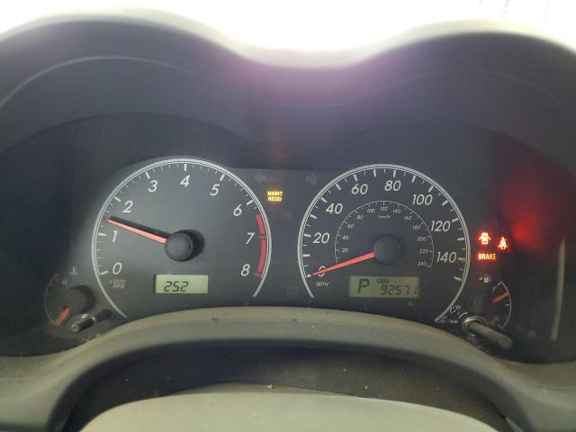 JTDBL40E199085409 - 2009 TOYOTA COROLLA LE BASE GRAY photo 9