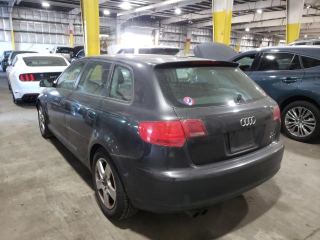 WAUMF78P06A017634 - 2006 AUDI A3 2.0 SPORT GRAY photo 3