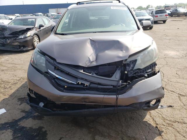 5J6RM4H78DL049479 - 2013 HONDA CR-V EXL BROWN photo 5