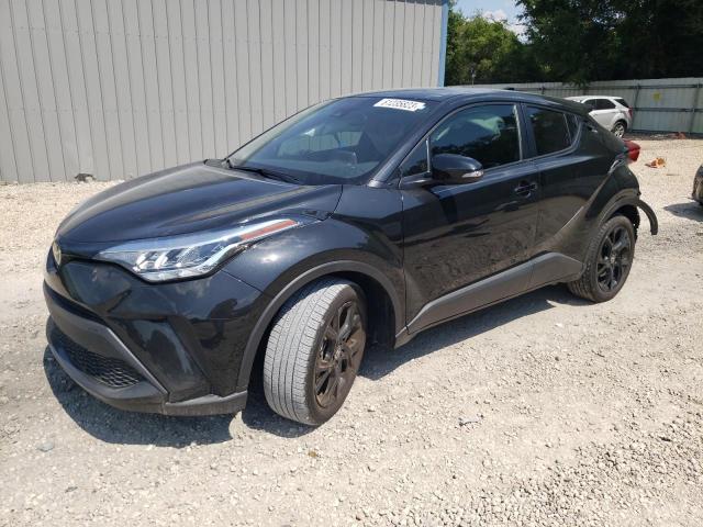 JTNKHMBX7N1129496 - 2022 TOYOTA C-HR XLE BLACK photo 1