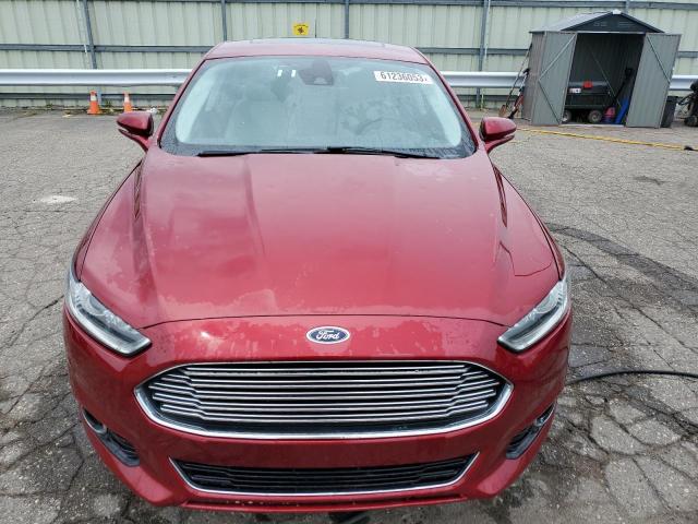 3FA6P0SU1GR289718 - 2016 FORD FUSION TITANIUM PHEV RED photo 5