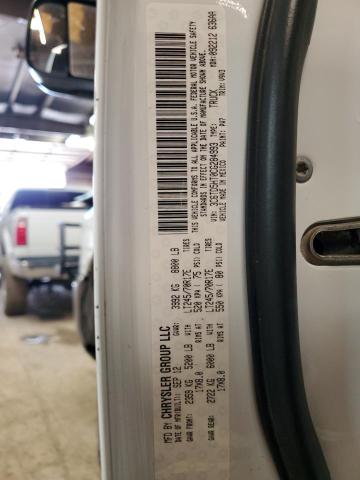 3C6TD5HT0CG284993 - 2012 DODGE RAM 2500 ST WHITE photo 13