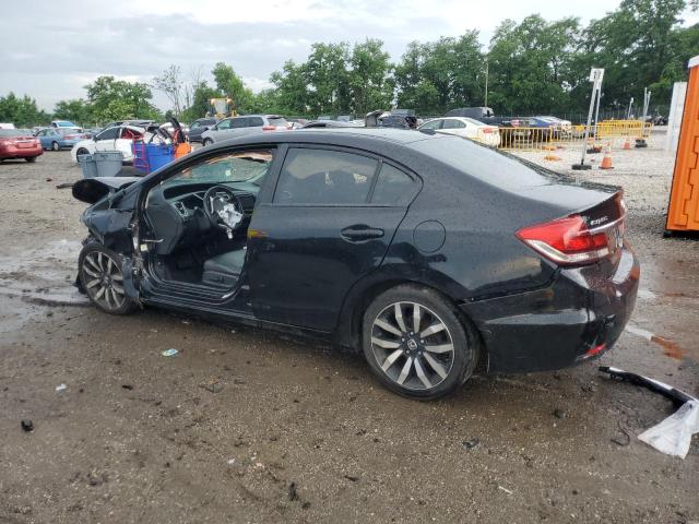 19XFB2F95FE262263 - 2015 HONDA CIVIC EXL BLACK photo 2