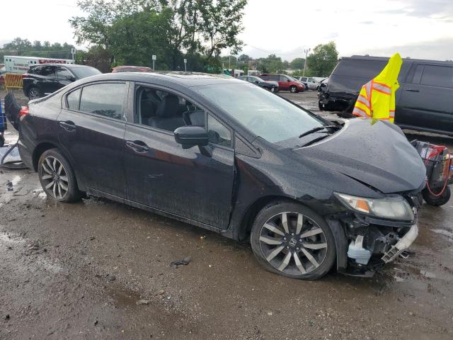 19XFB2F95FE262263 - 2015 HONDA CIVIC EXL BLACK photo 4