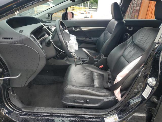 19XFB2F95FE262263 - 2015 HONDA CIVIC EXL BLACK photo 7