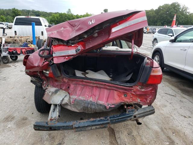 JHMCG5677YC028056 - 2000 HONDA ACCORD SE RED photo 6