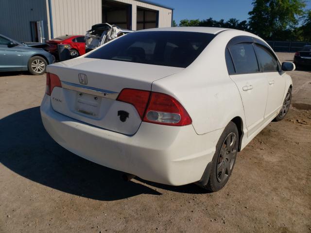 2HGFA16599H321643 - 2009 HONDA CIVIC LX WHITE photo 4