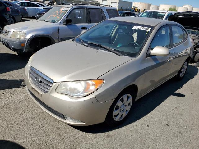 KMHDU46D68U408977 - 2008 HYUNDAI ELANTRA GLS GOLD photo 1