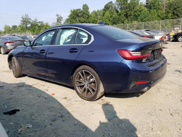 3MW5R7J07L8B07704 - 2020 BMW 330XI BLUE photo 2