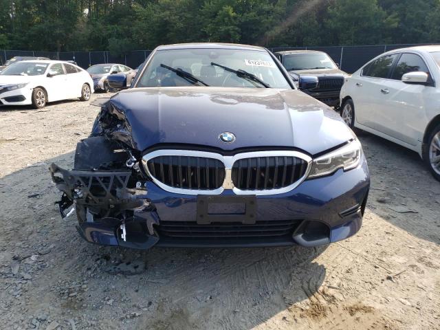 3MW5R7J07L8B07704 - 2020 BMW 330XI BLUE photo 5