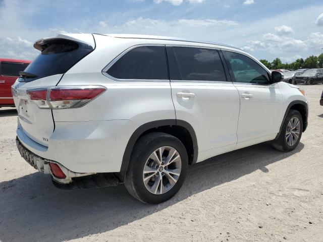 5TDKKRFH2GS504190 - 2016 TOYOTA HIGHLANDER XLE WHITE photo 3