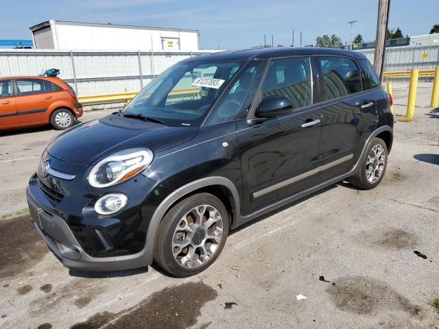 ZFBCFADH0EZ021020 - 2014 FIAT 500L TREKKING BLACK photo 1