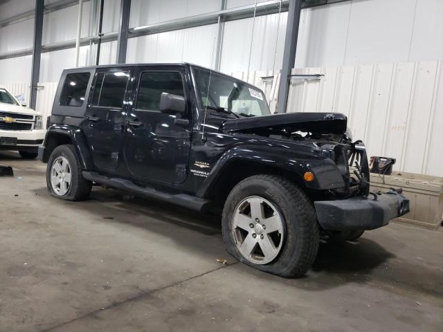 1J4GA59167L155871 - 2007 JEEP WRANGLER SAHARA BLACK photo 4