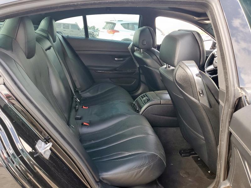 WBA6B2C51ED129501 - 2014 BMW 650 I GRAN COUPE BLACK photo 10