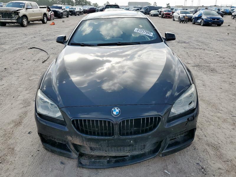 WBA6B2C51ED129501 - 2014 BMW 650 I GRAN COUPE BLACK photo 5