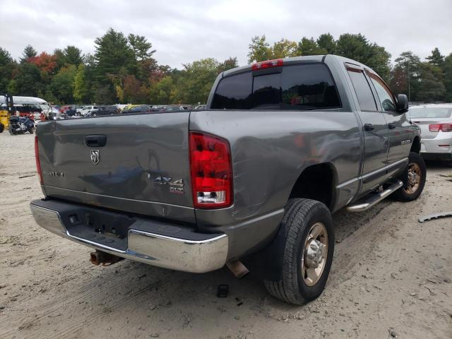 3D7KS28D45G783564 - 2005 DODGE RAM 2500 ST GRAY photo 4